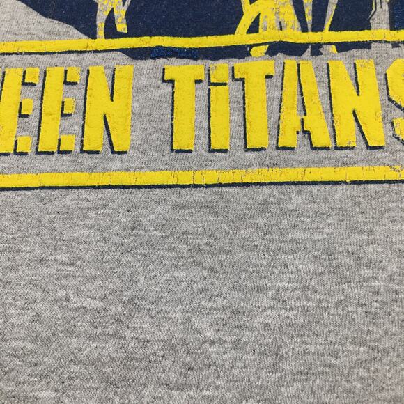 Vintage 2005 Teen Titans Graphic T Shirt Cartoon DC Comics Tee TV Movie Y2K Gray - Picture 8 of 15